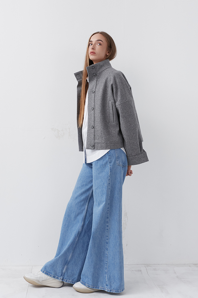 Куртка вовна сірий (КУ 14)